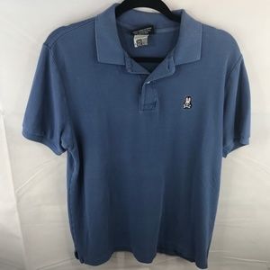 Psycho Bunny Blue Polo Shirt 4 Small S